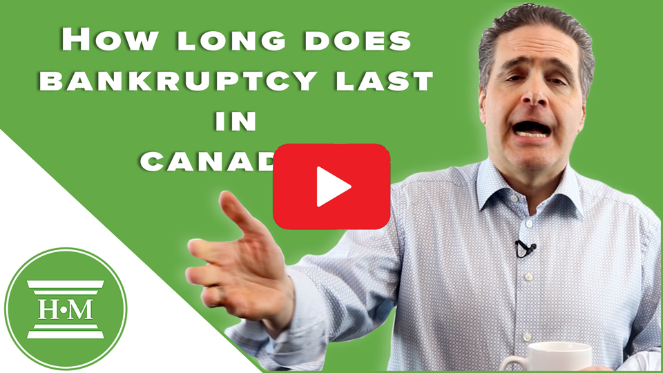 How long does bankruptcy last in Canada?