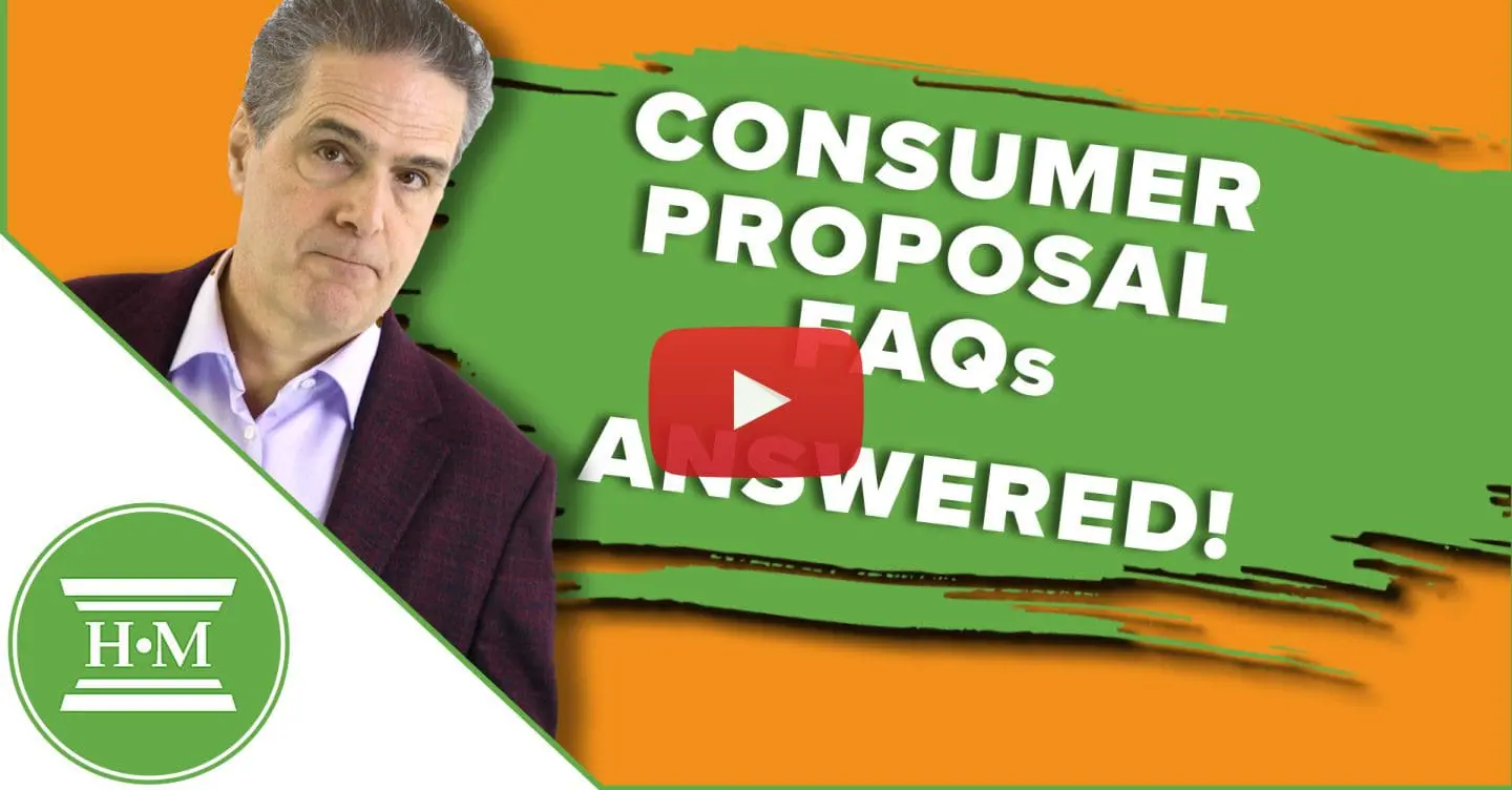 Consumer Proposal FAQs Video