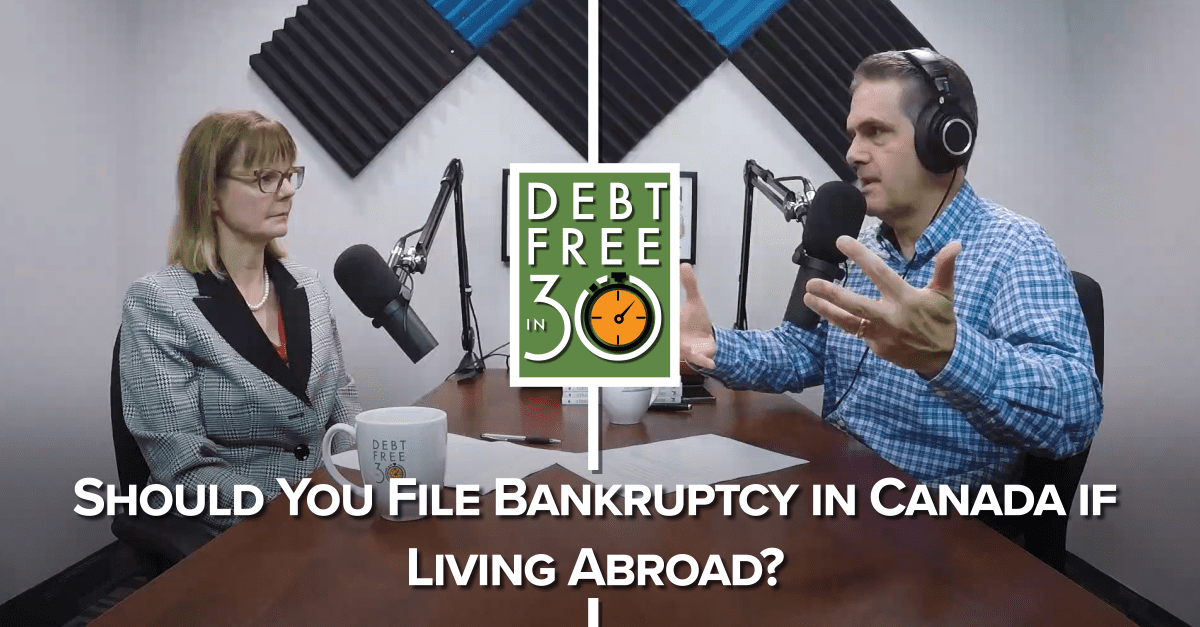 should you file bankruptcy for Canadian debt?
