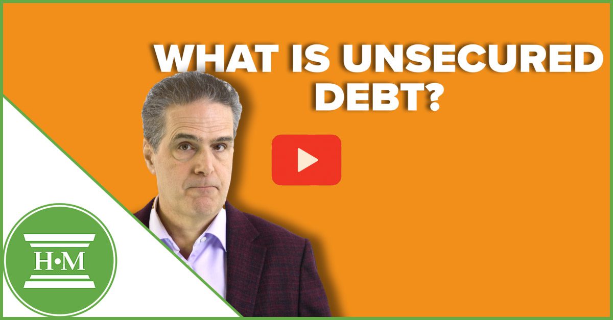What is Unsecured Debt video thumbnail, click to play